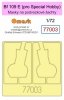 Omask 77003 Bf 109 E (for Special Hobby) - wheel bay yellow masking tape 1/72